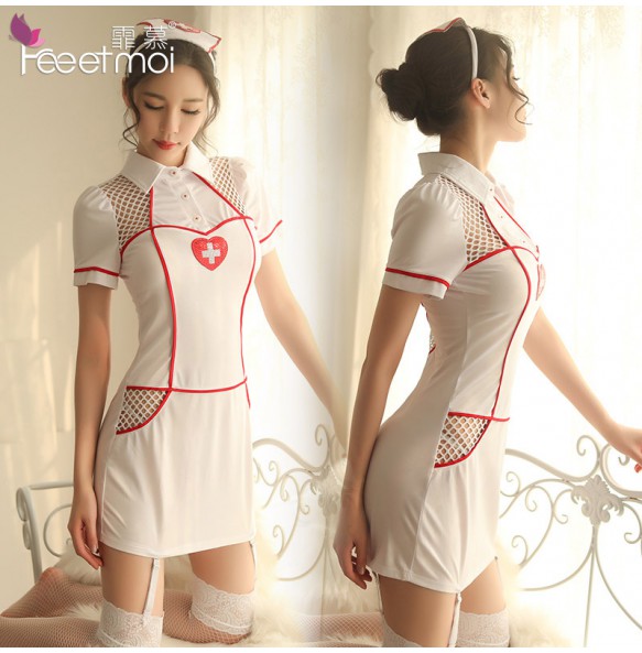 FEE ET MOI Sexy Nurses Uniform (White)